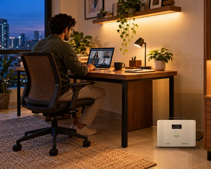 Home office backup with Gen-E 2000