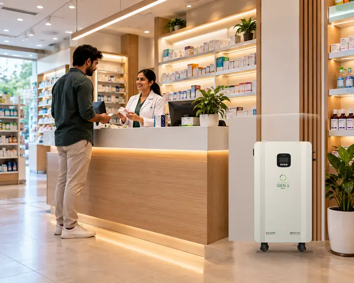 Commercial shop and clinic power with Gen-E 8000